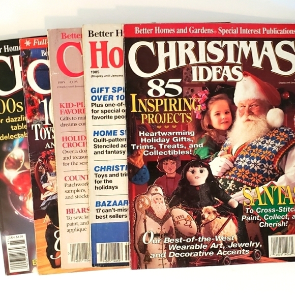 Better Homes And Gardens Vintage Christmas Ideas Magazine Lit  Recipes C… - Picture 1 of 9